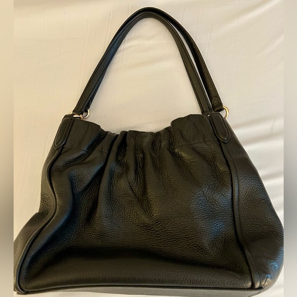 Coach Pebbled Leather Shoulder Bag - Picture 1 of 15